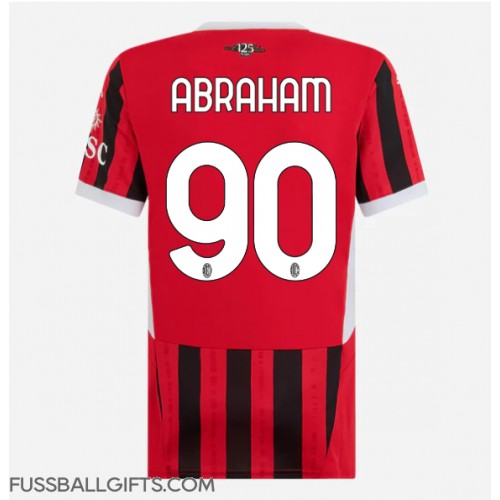 AC Milan Tammy Abraham #90 Fußballbekleidung Heimtrikot Damen 2024-25 Kurzarm